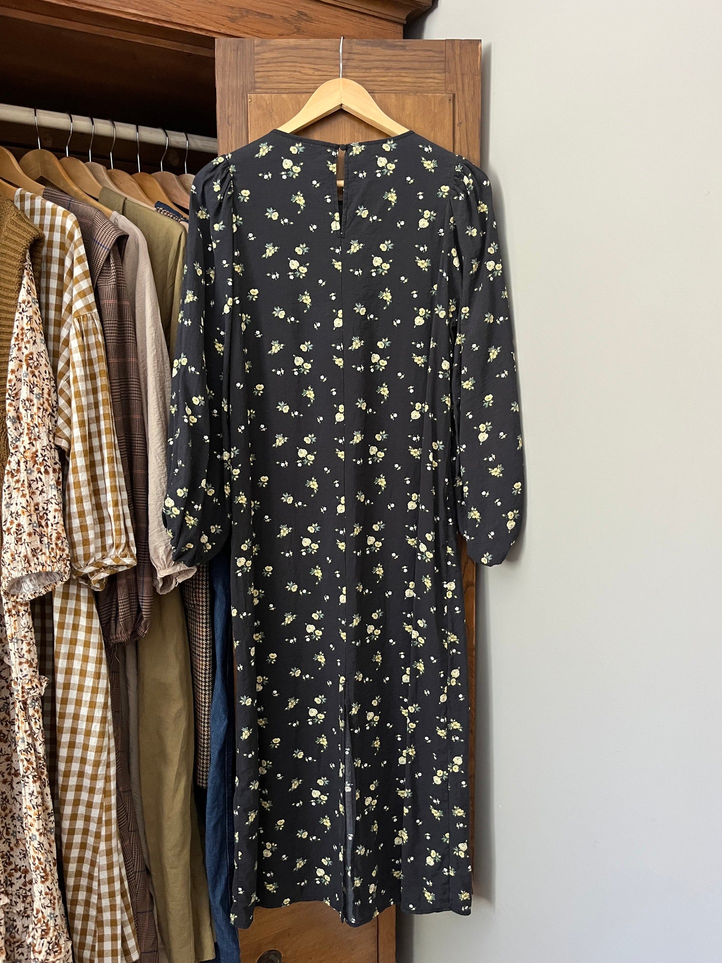 Robe longue fleurie H&M (Small)