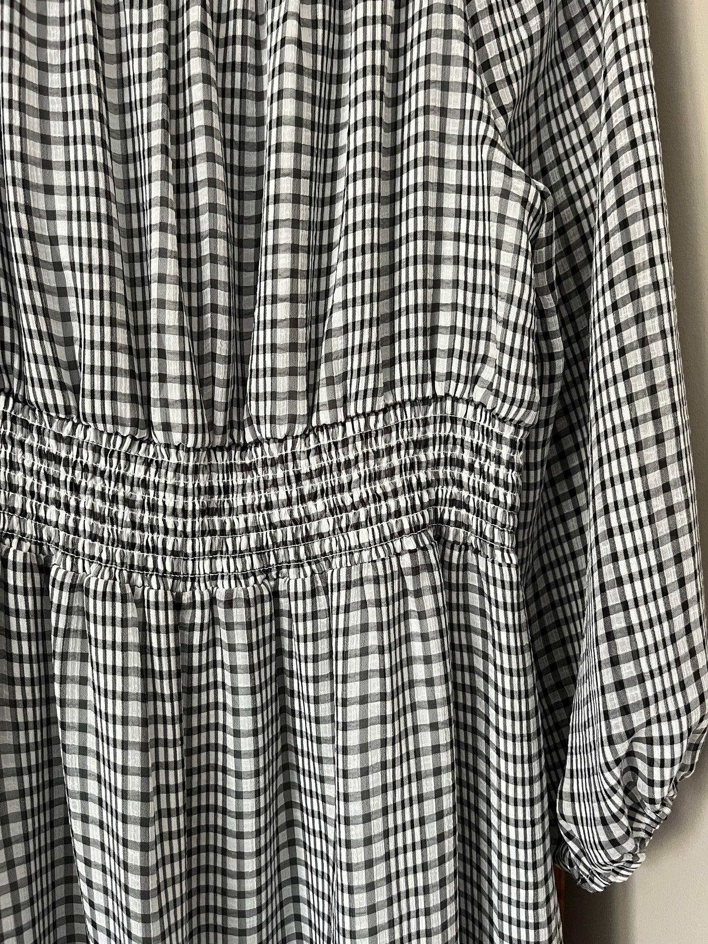 Robe longue à carreaux (XXL)