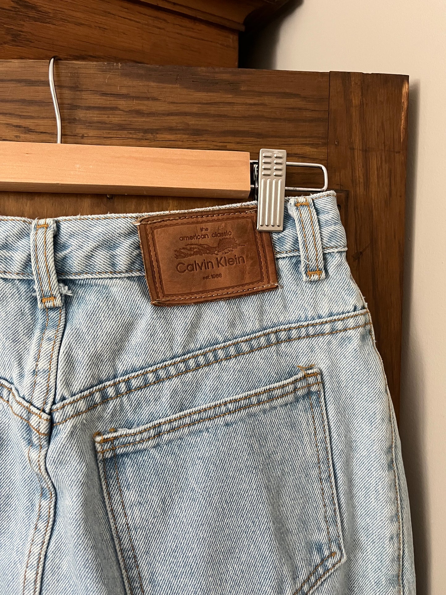 Jupe en denim Calvin Klein (Small)