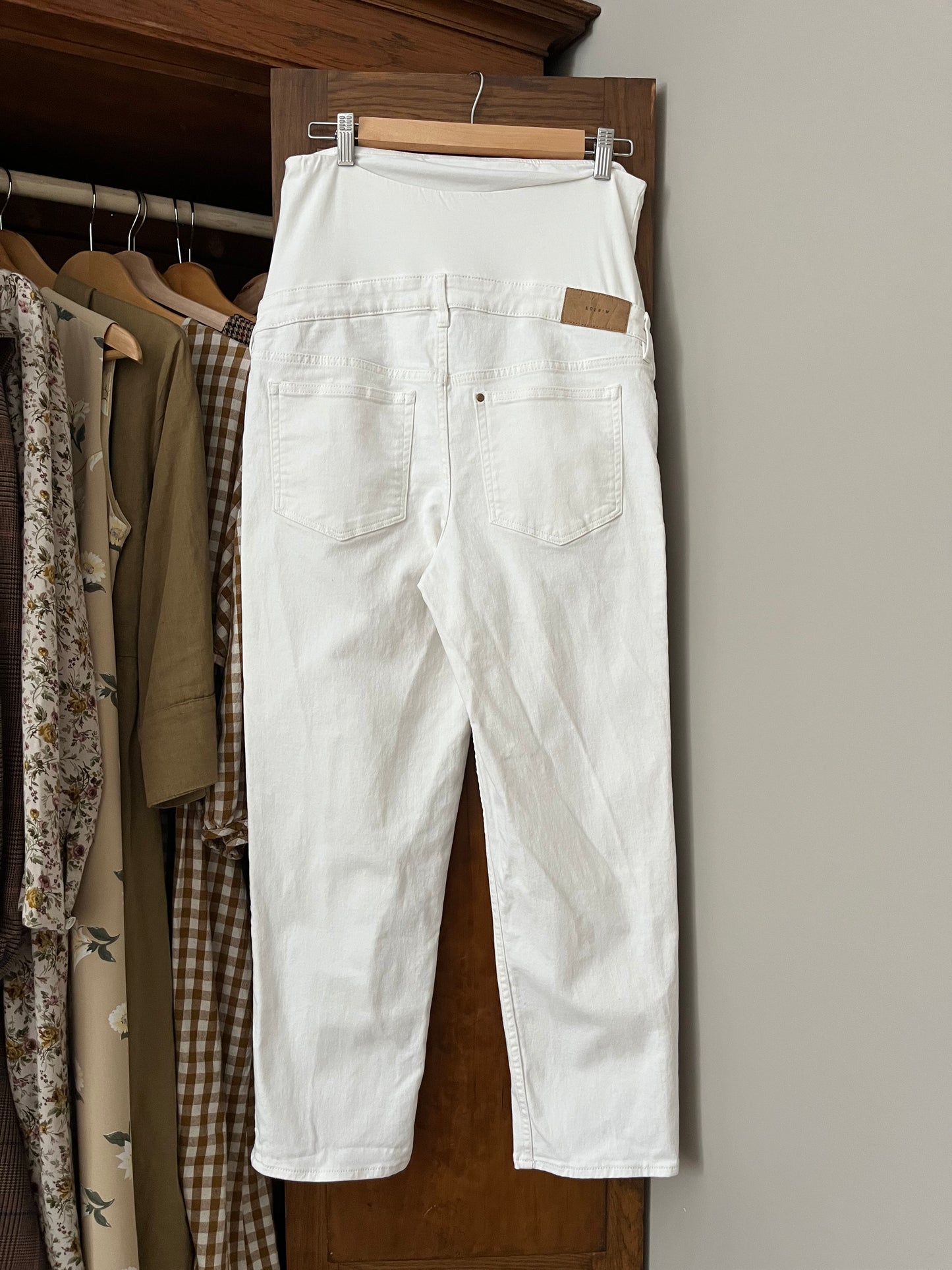 Jeans blanche maternité H&M (S/M)