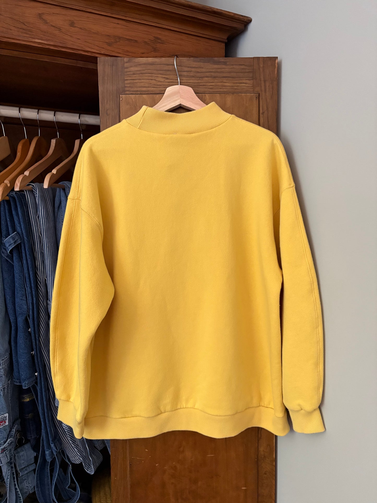 Crewneck jaune tournesol (M/L)
