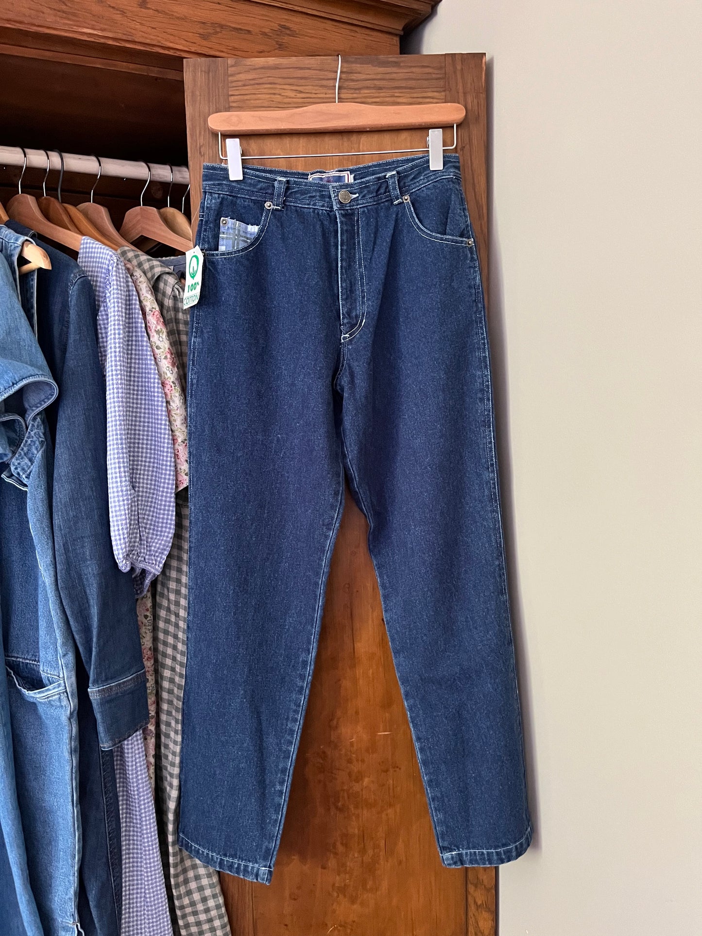 Jeans foncé vintage (Small)