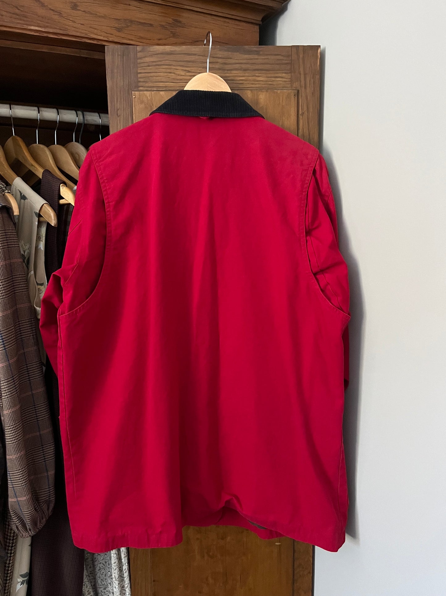 Manteau rouge « barn coat » (Large)