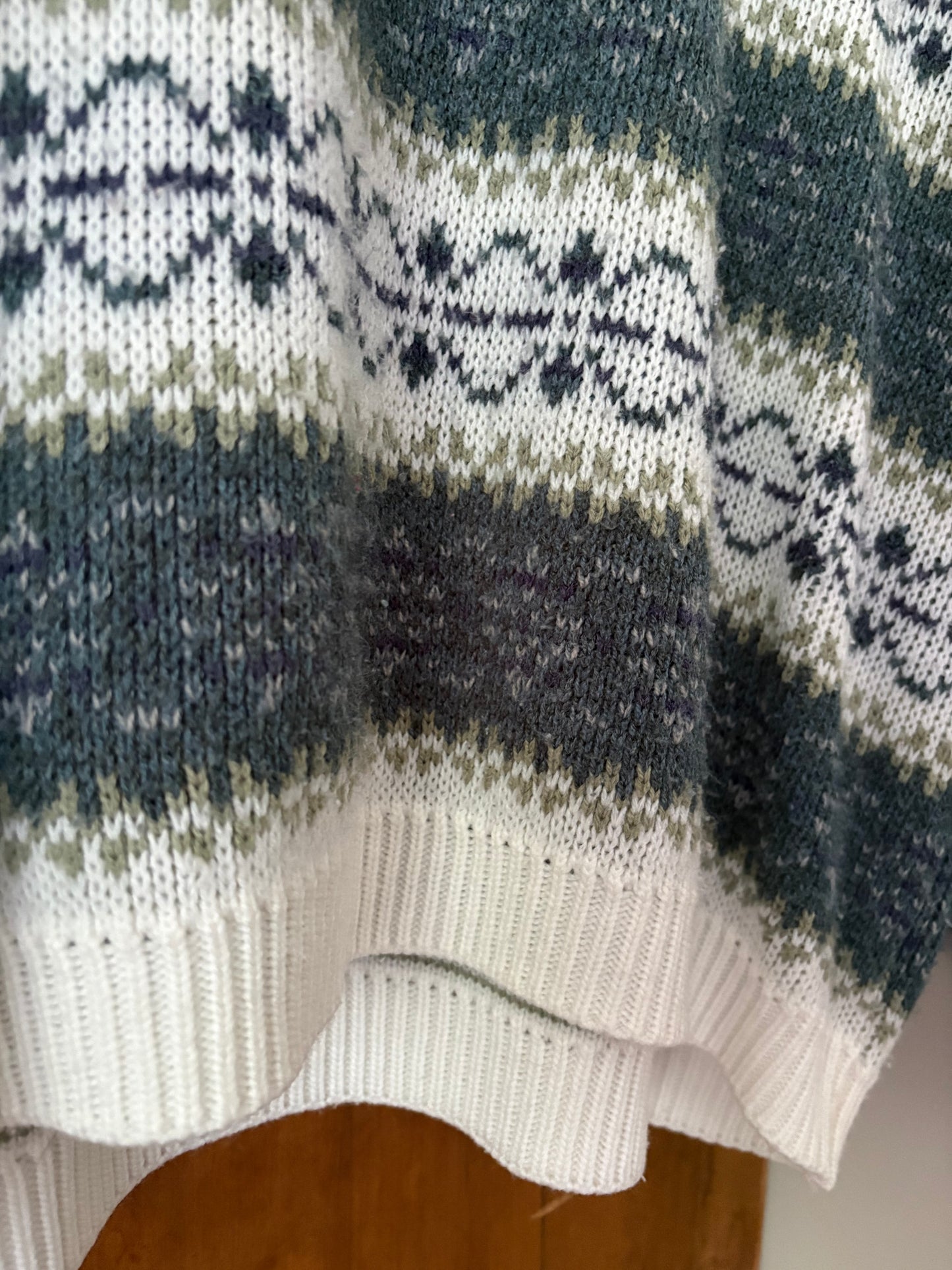Tricot vintage à motif (M/L) *Tel quel