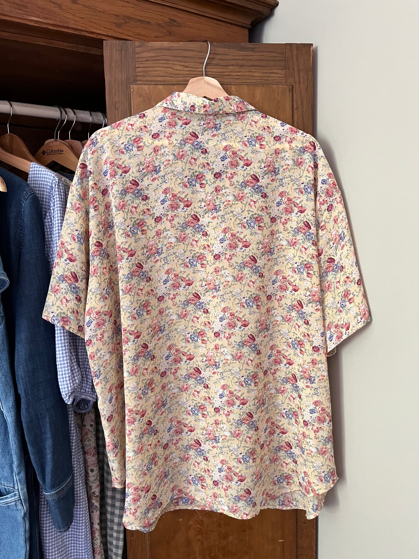 Chemise vintage fleurie (Xxlarge)