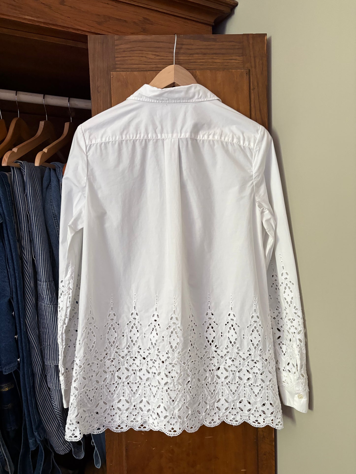 Chemise avec détails de broderies Banana Republic (Small)