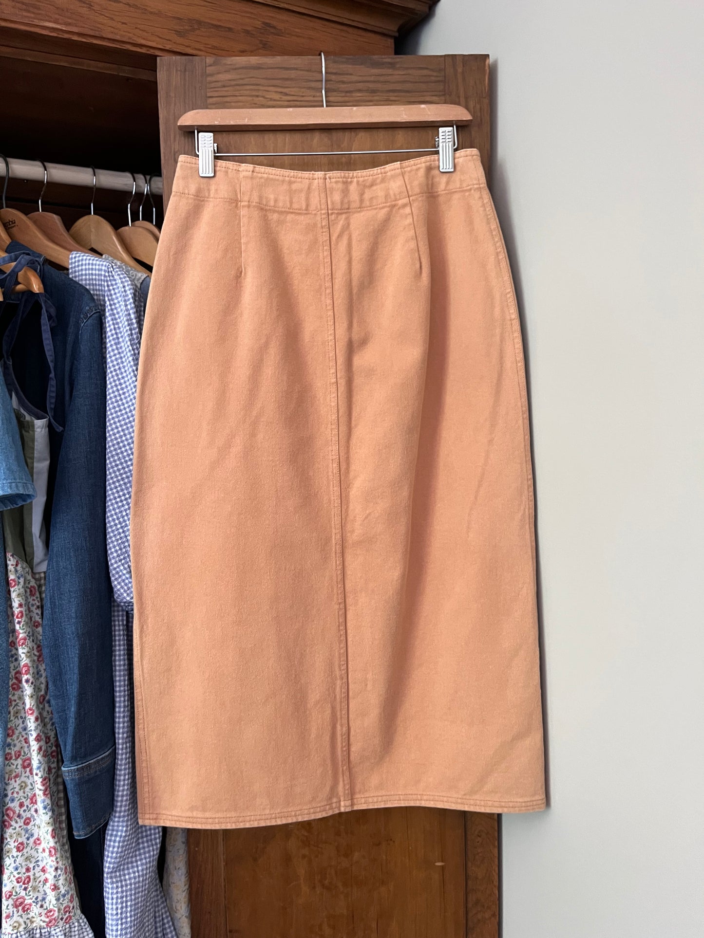 Jupe western Orange brûlé (Médium)
