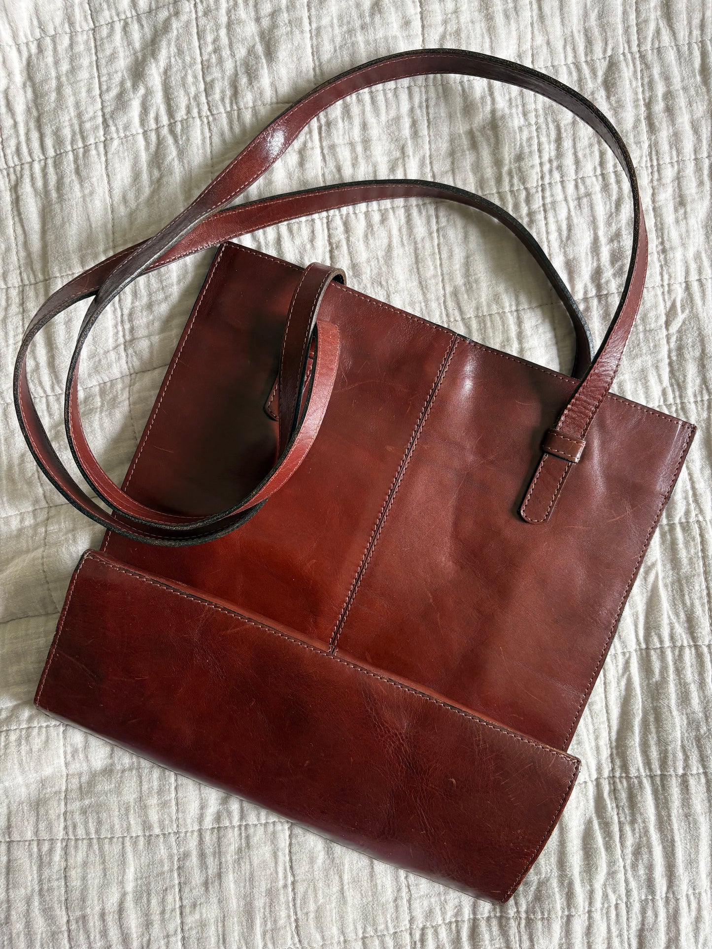 Sacoche en cuir vintage Aldo