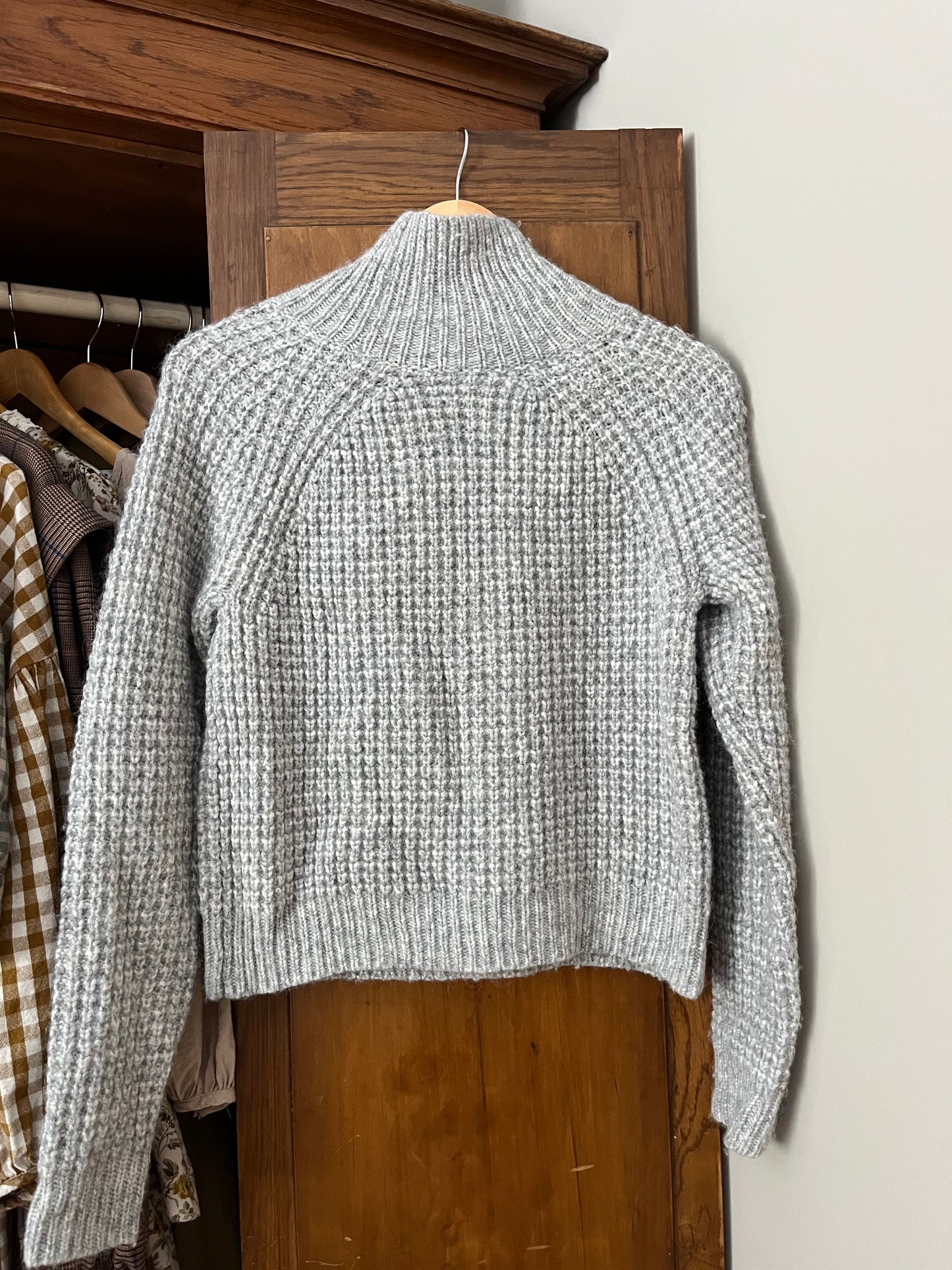 Tricot col haut gris Aritzia (Xsmall)