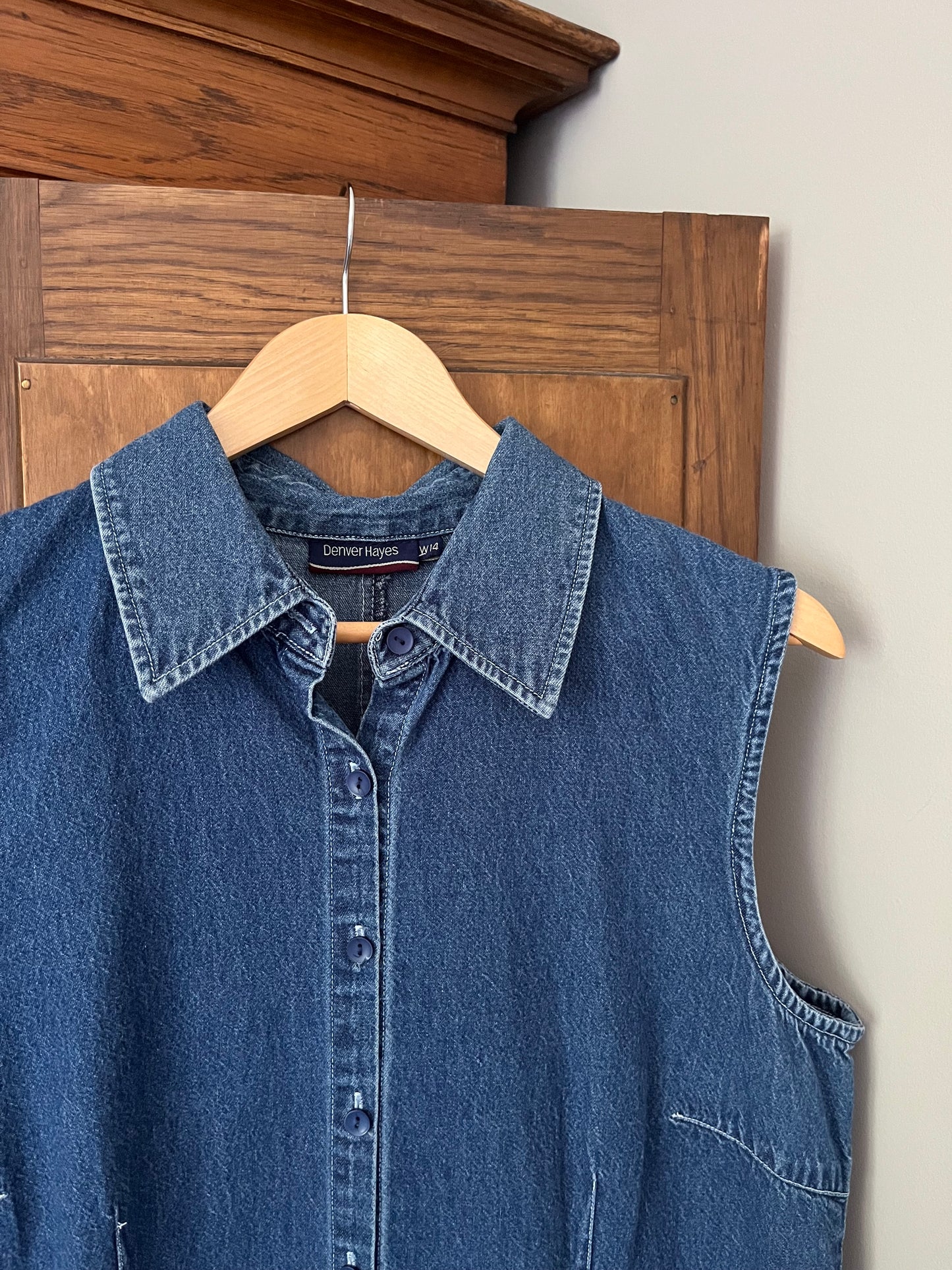 Robe longue en denim * Tel quel (Large)
