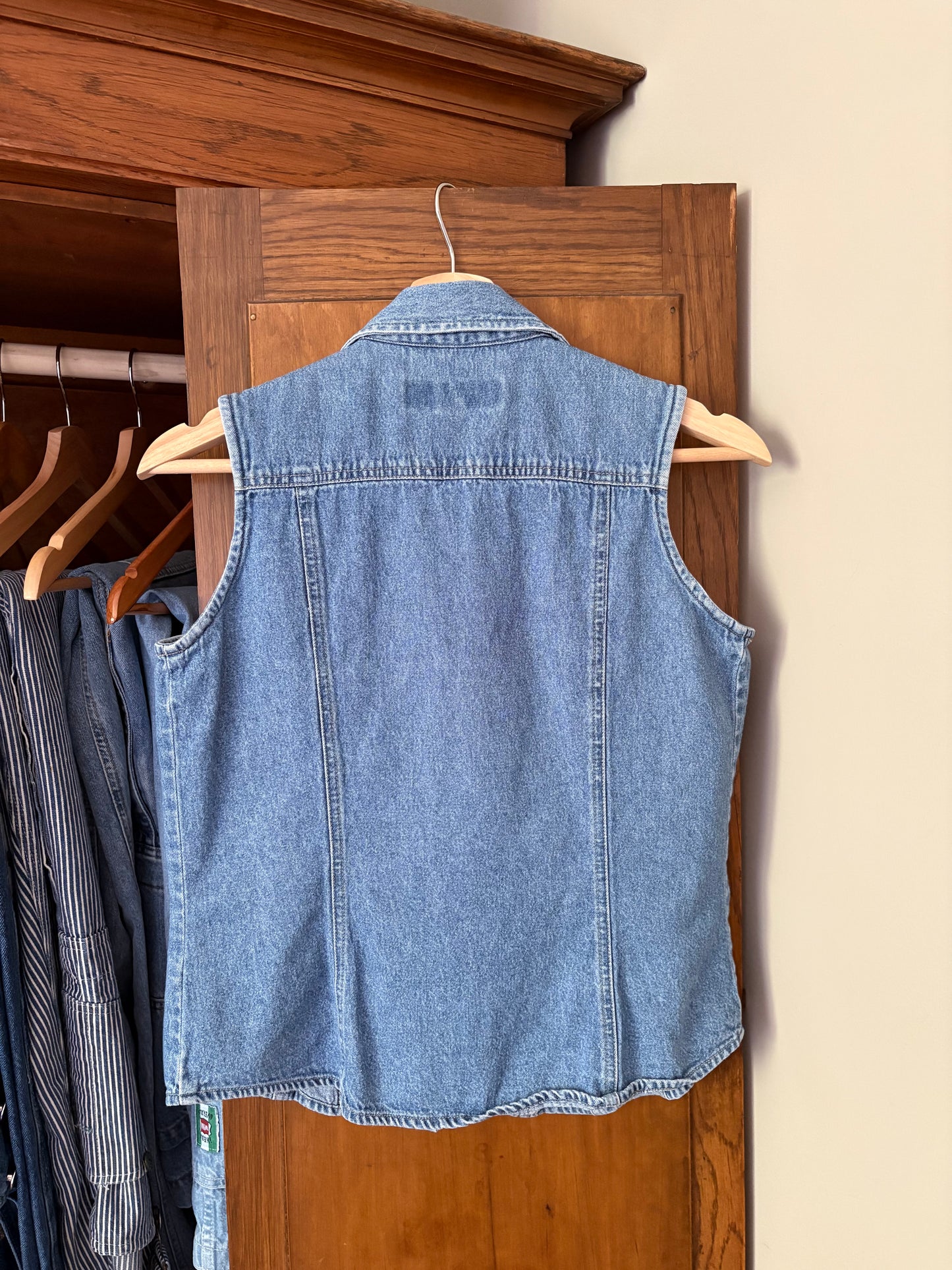 Chemise sans manches en denim (Xs/S)