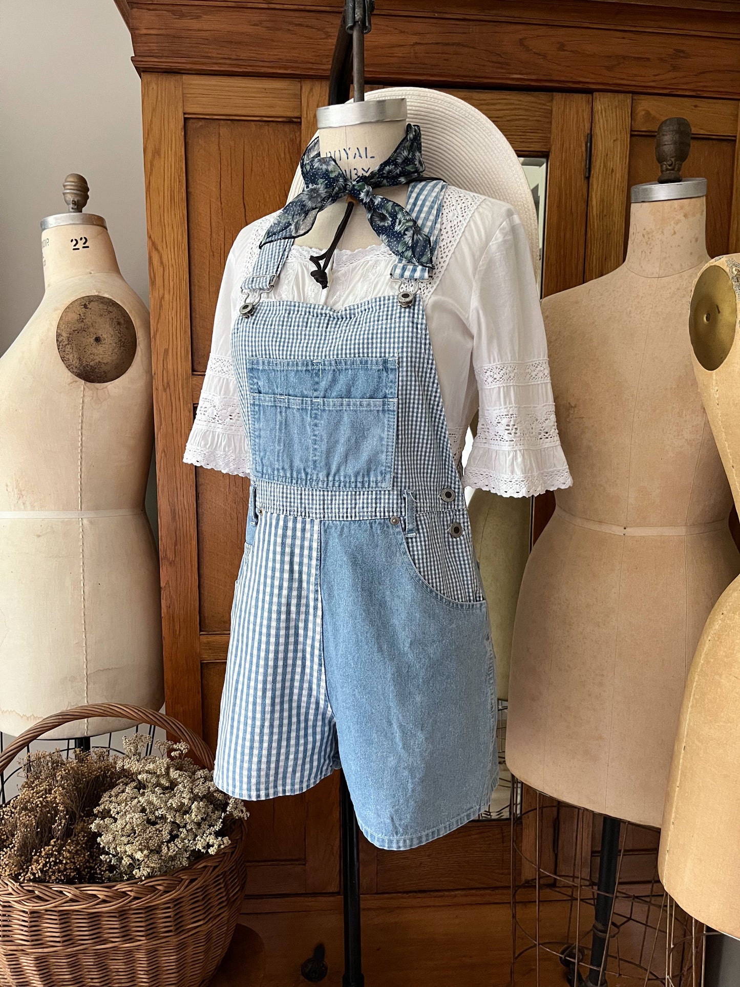 Salopette short vintage (Xs / Small)