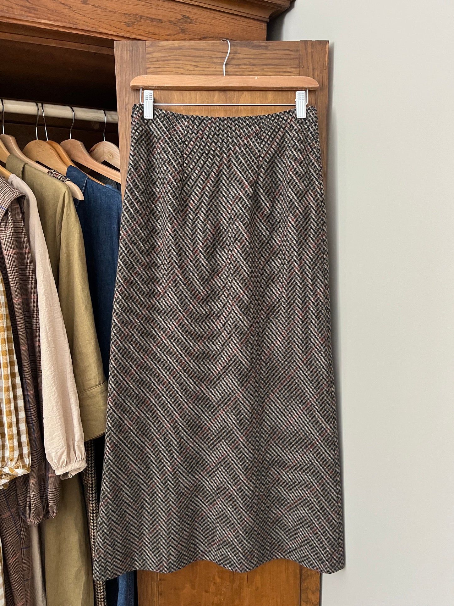Jupe longue en laine (Xsmall)