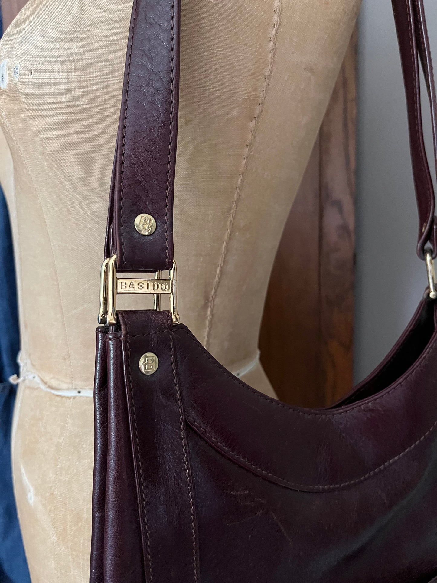Sacoche en cuir véritable
