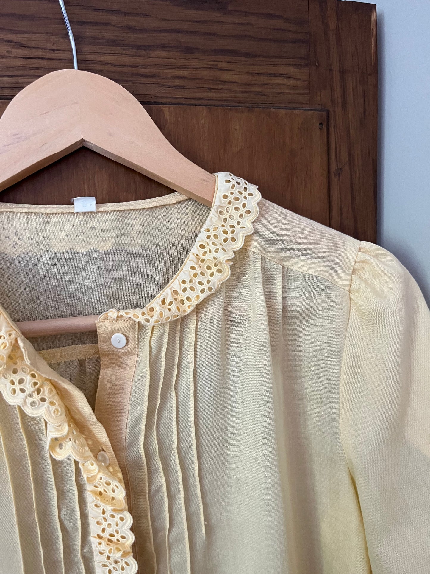 Chemise vintage jaune (S/M)