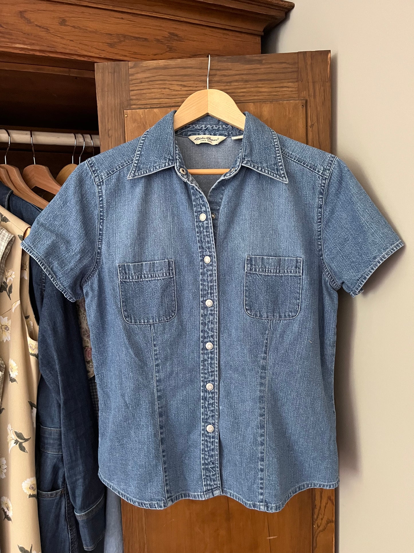 Chemise en denim Eddie Bauer (Small)