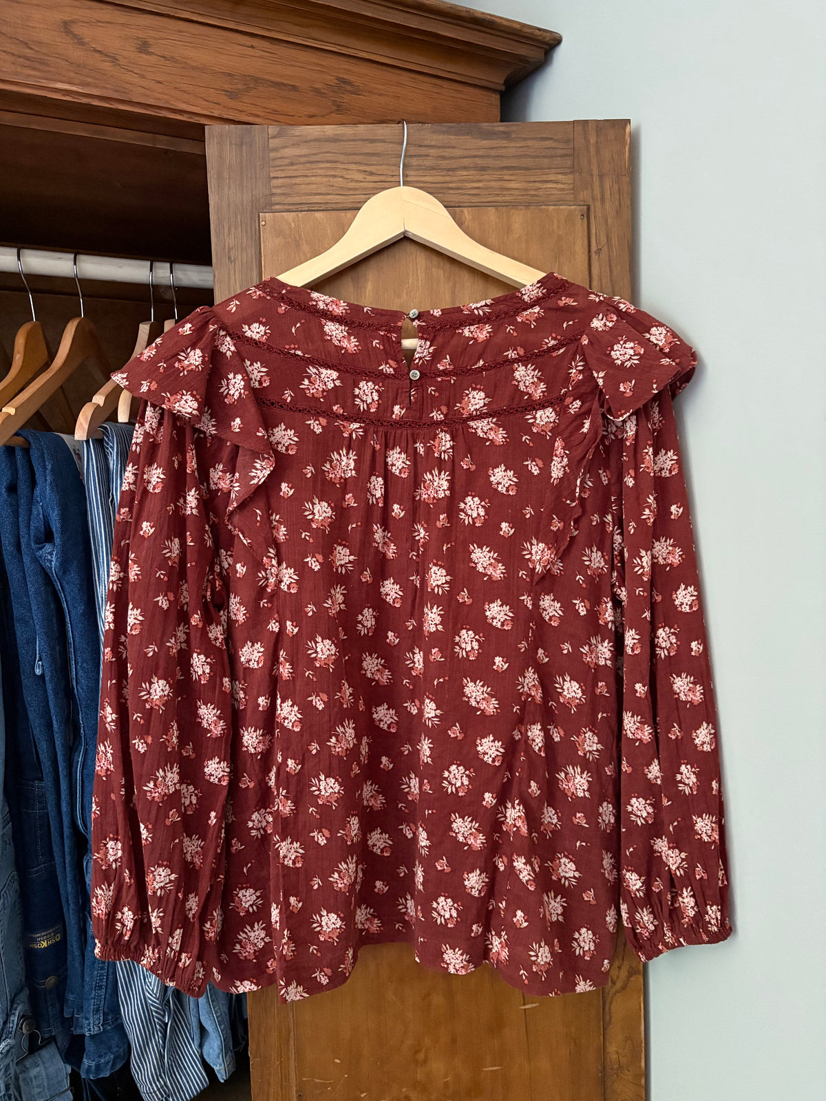 Blouse fleurie Madewell (Xlarge)