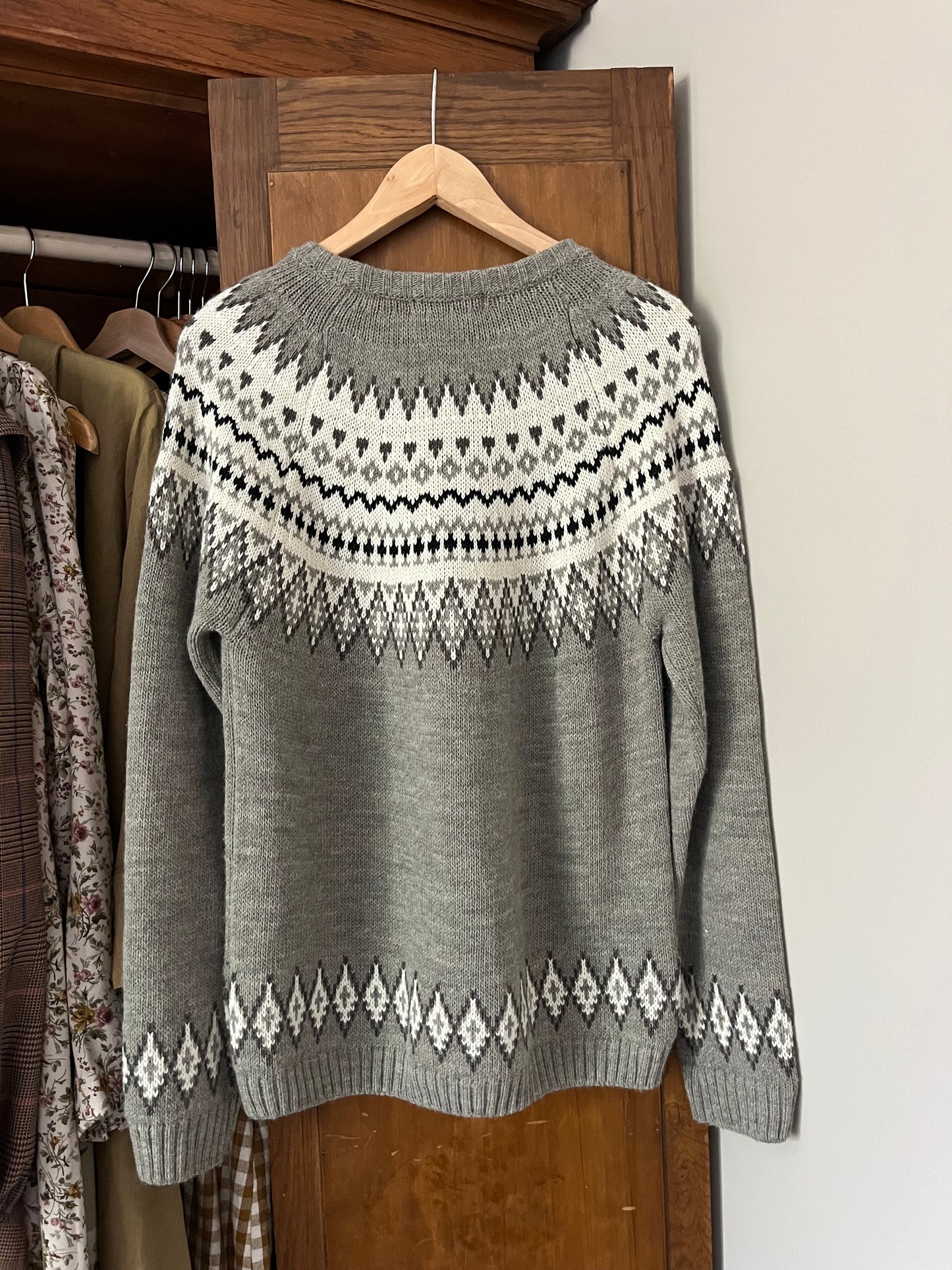 Tricot en laine fair Isle (Small)
