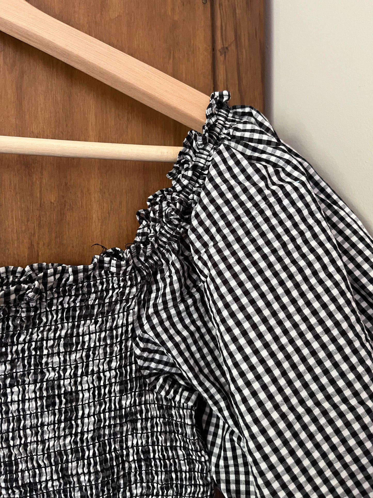 Haut vichy noir et blanc (Small)