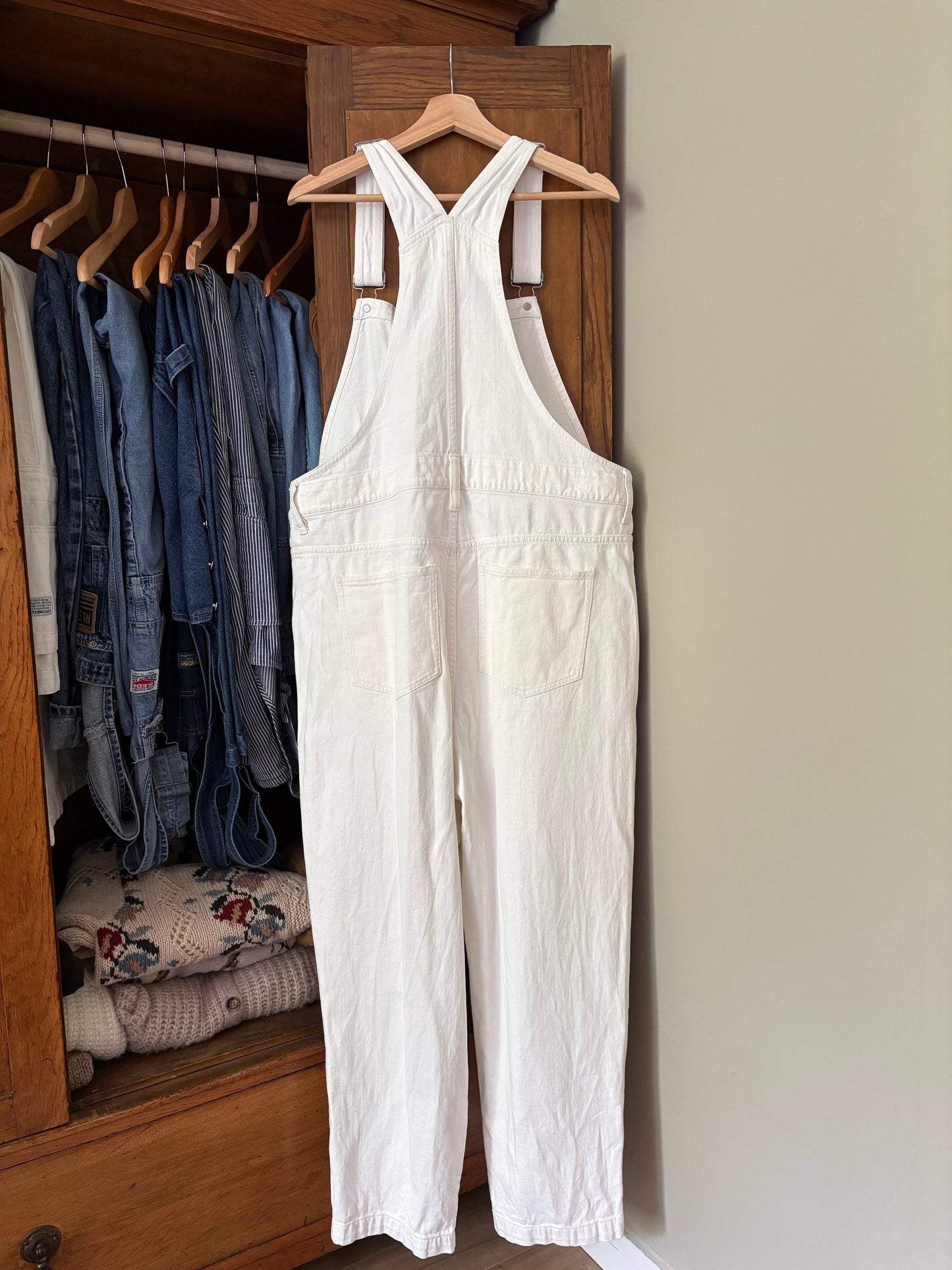 Salopette *très longue* blanche Madewell (Xlarge)
