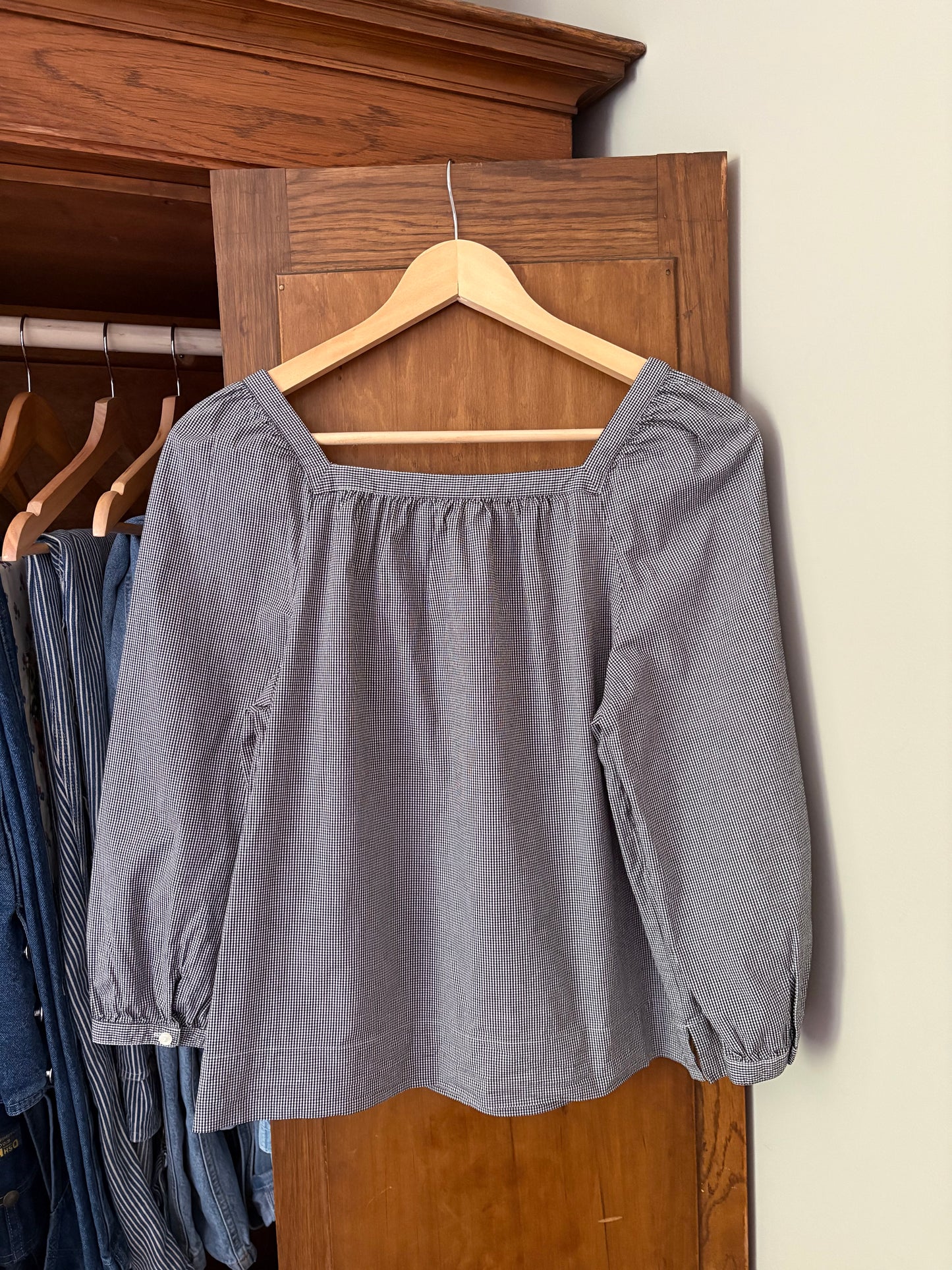 Haut vichy noir J.CREW (Small)
