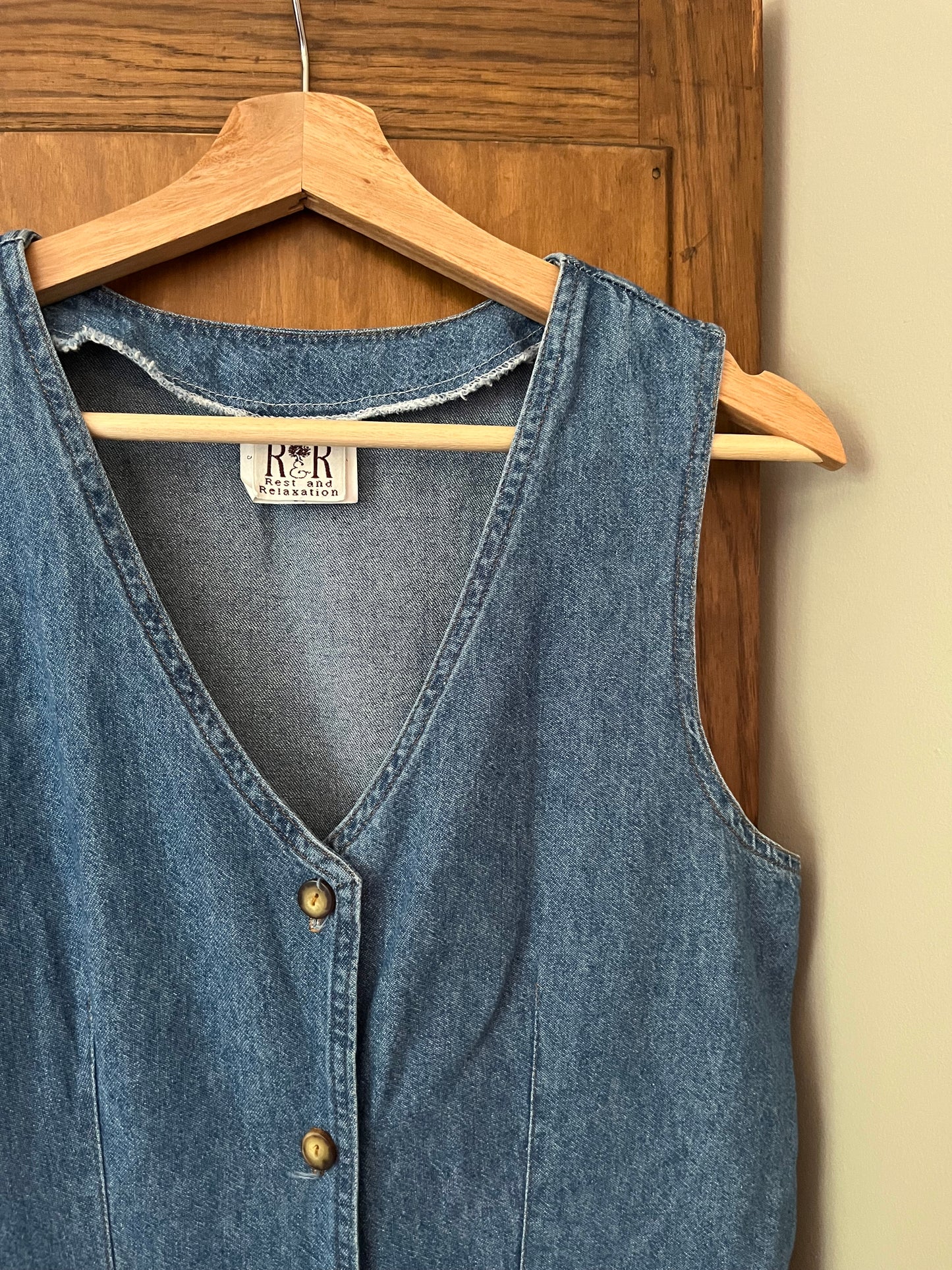 Robe en denim vintage (Médium)