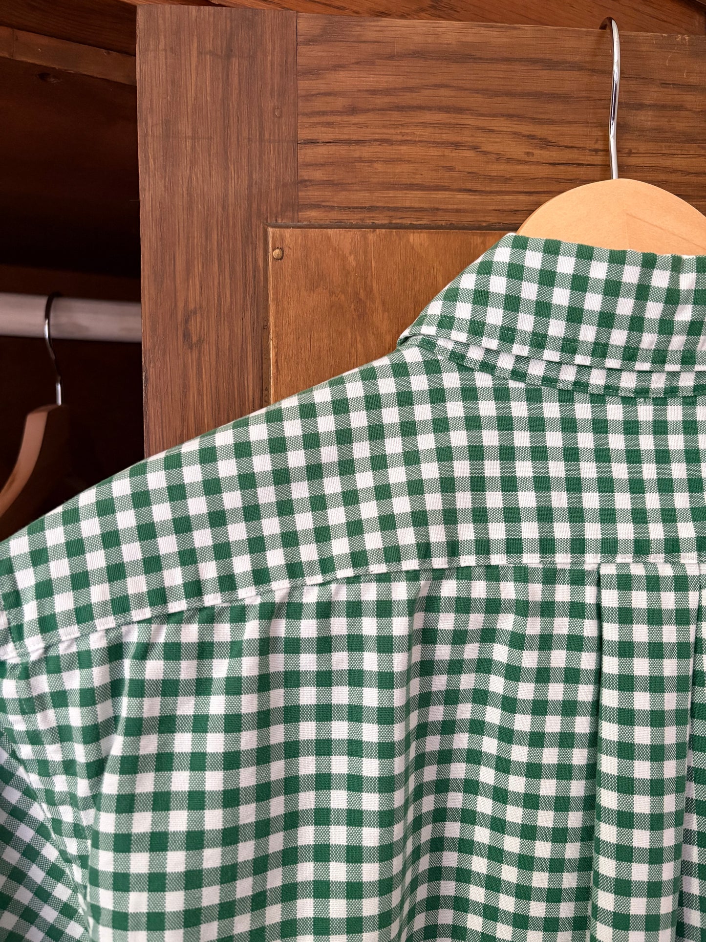 Chemise vichy vert Ralph Lauren (Médium)