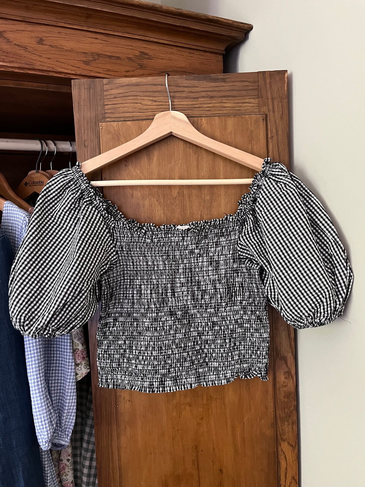 Haut vichy noir et blanc (Small)