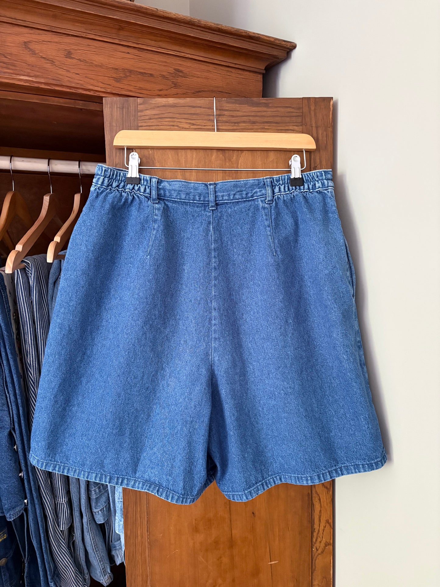 Jupe short en denim (Large)