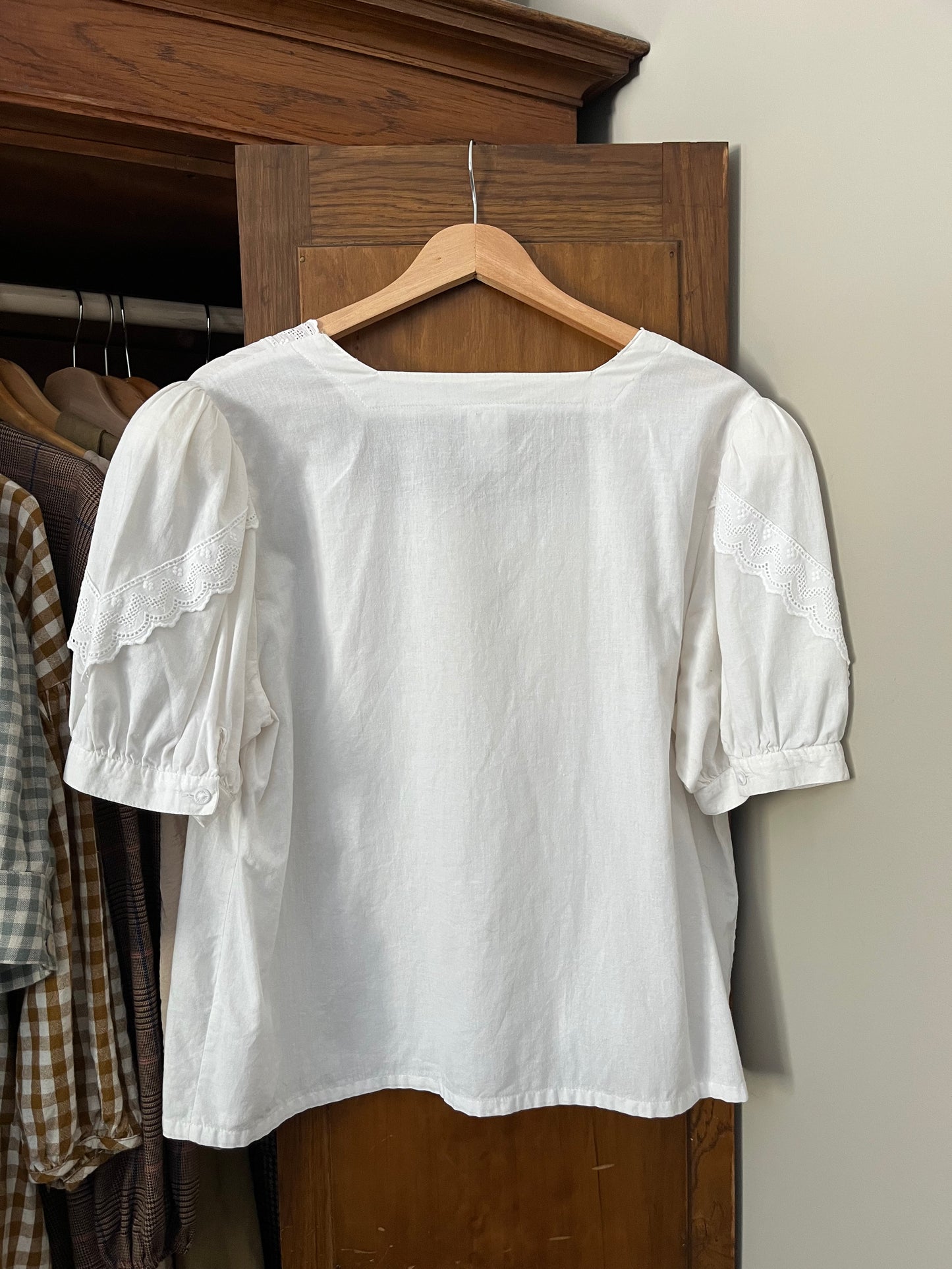 Chemise blanche dentelle (Xxlarge)