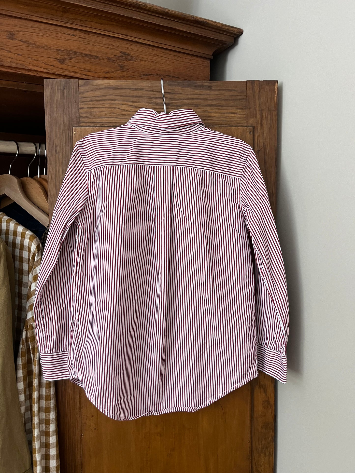 Chemise lignée rouge (4 ans)