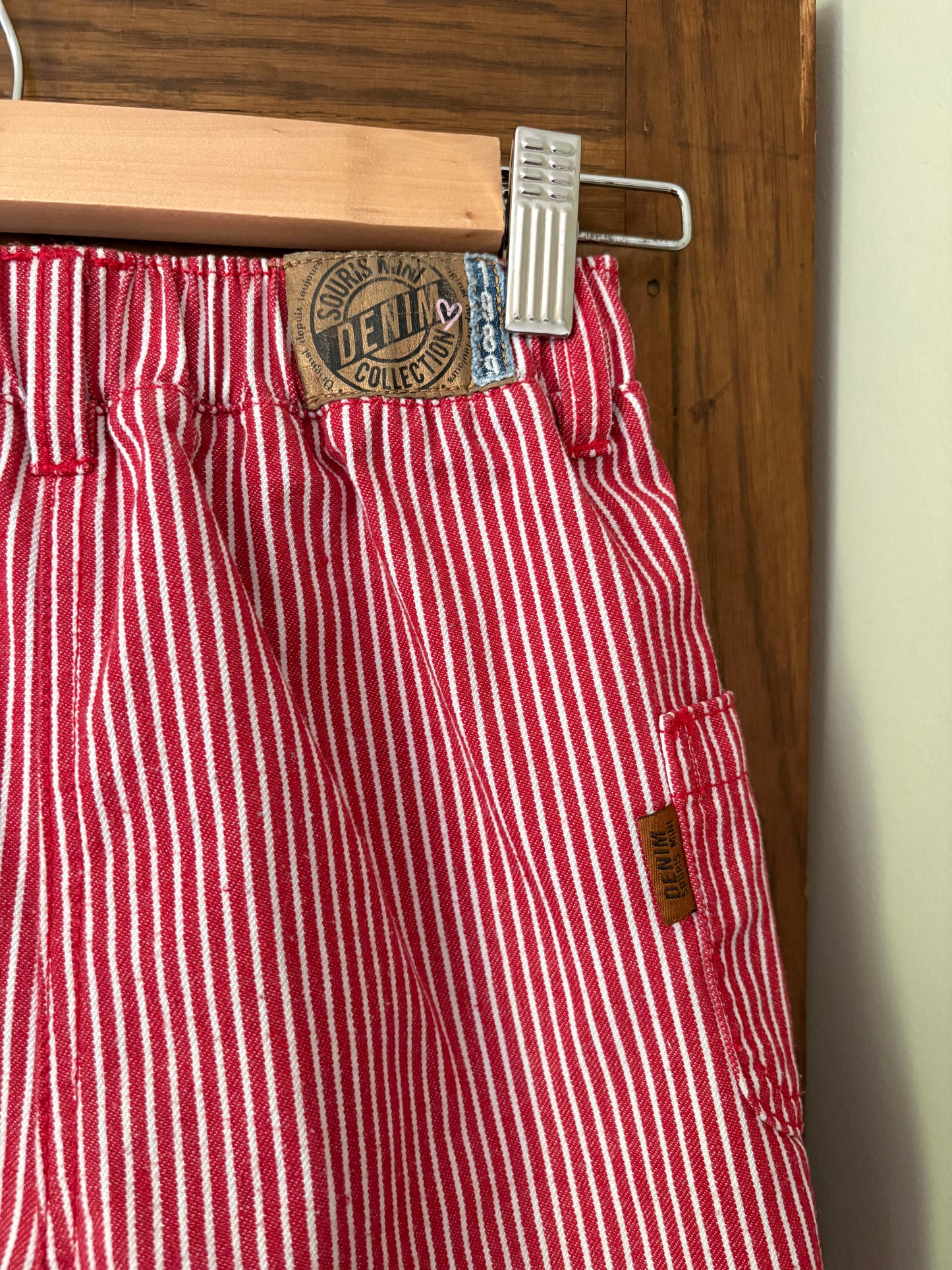 Short lignée rouge Souris Mini (10 ans)