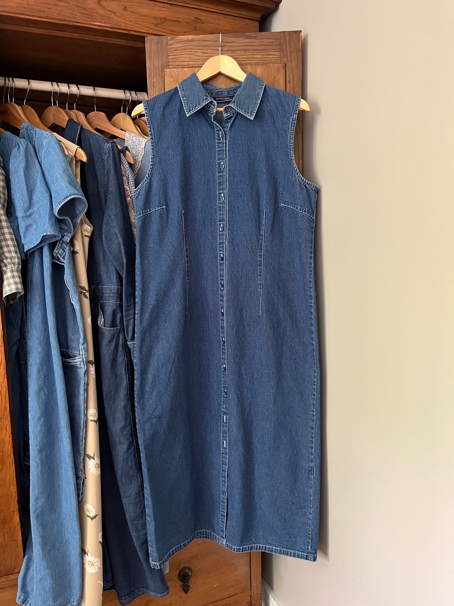 Robe longue en denim * Tel quel (Large)