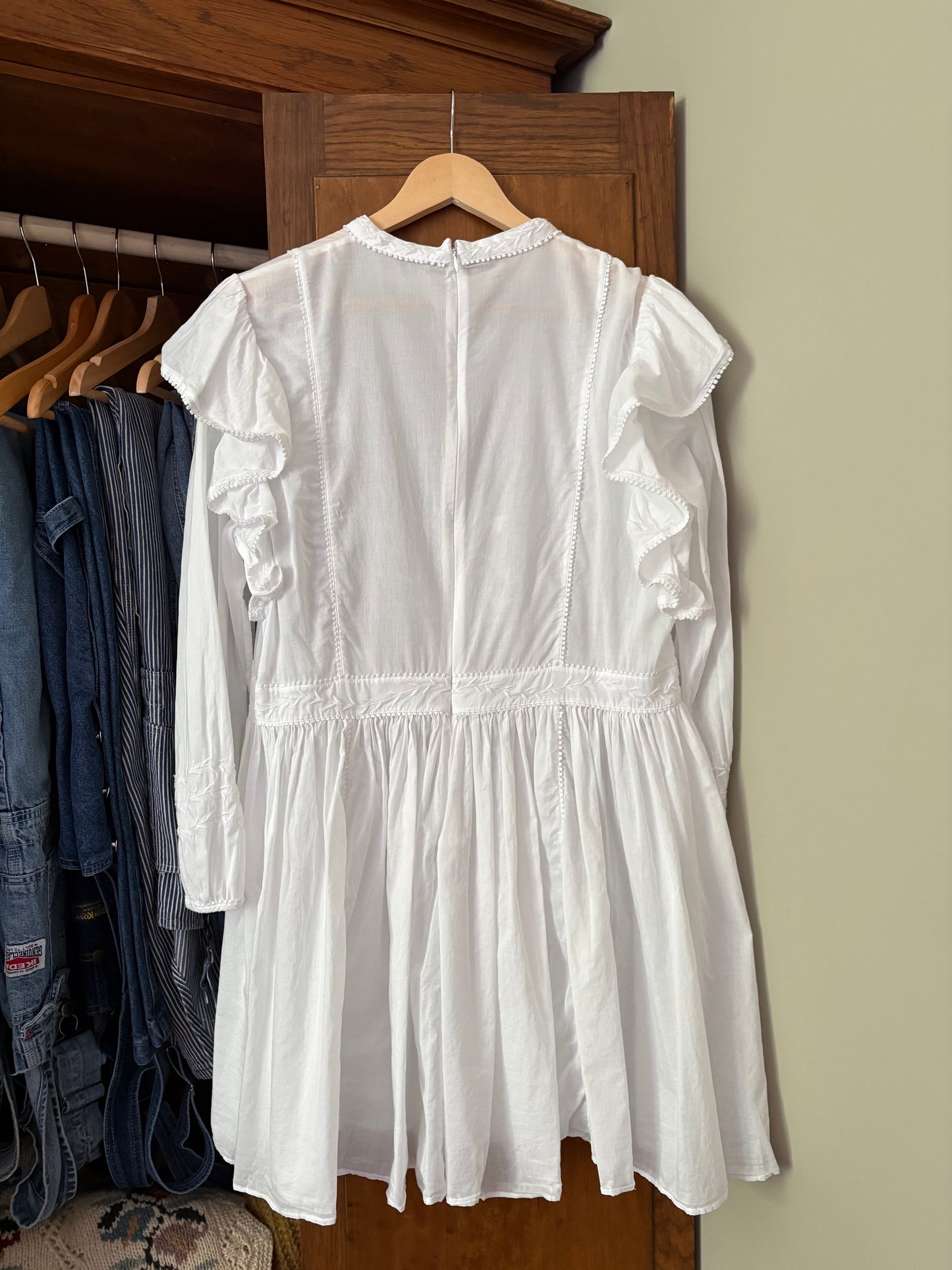 Robe blanche Banana Republic * transparente * (Large)
