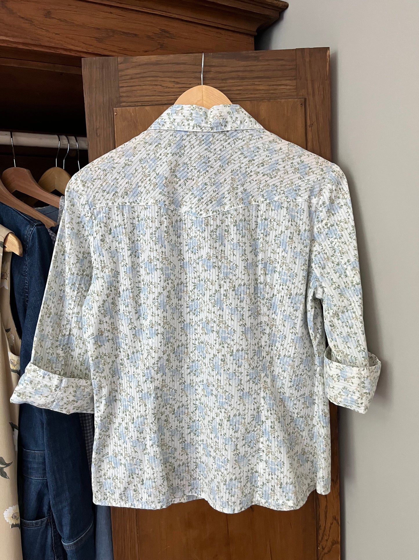 Chemise fleurie vintage Reitmans (Small)