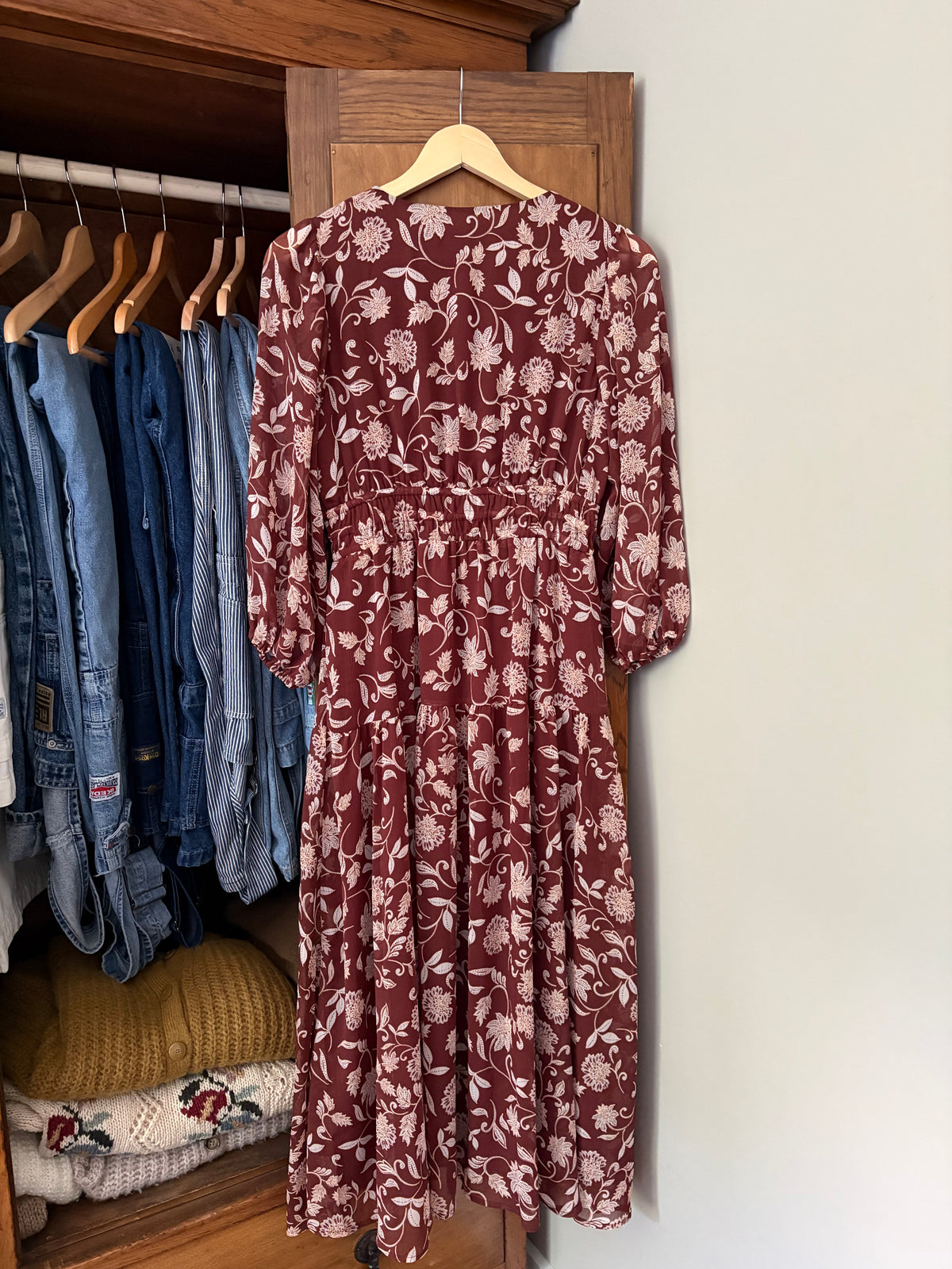 Robe longue fleurie Minkpink * decoletée * (Small)