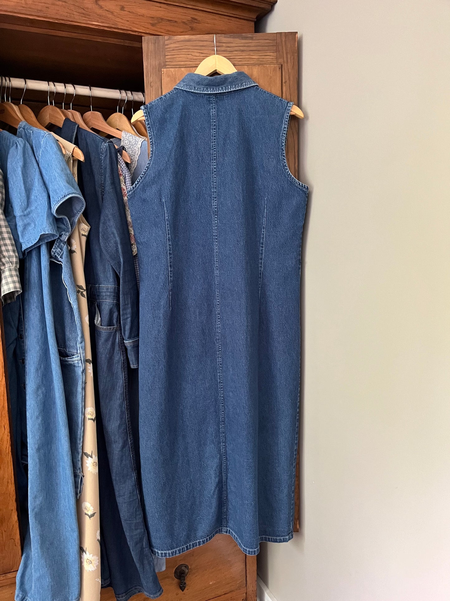 Robe longue en denim * Tel quel (Large)