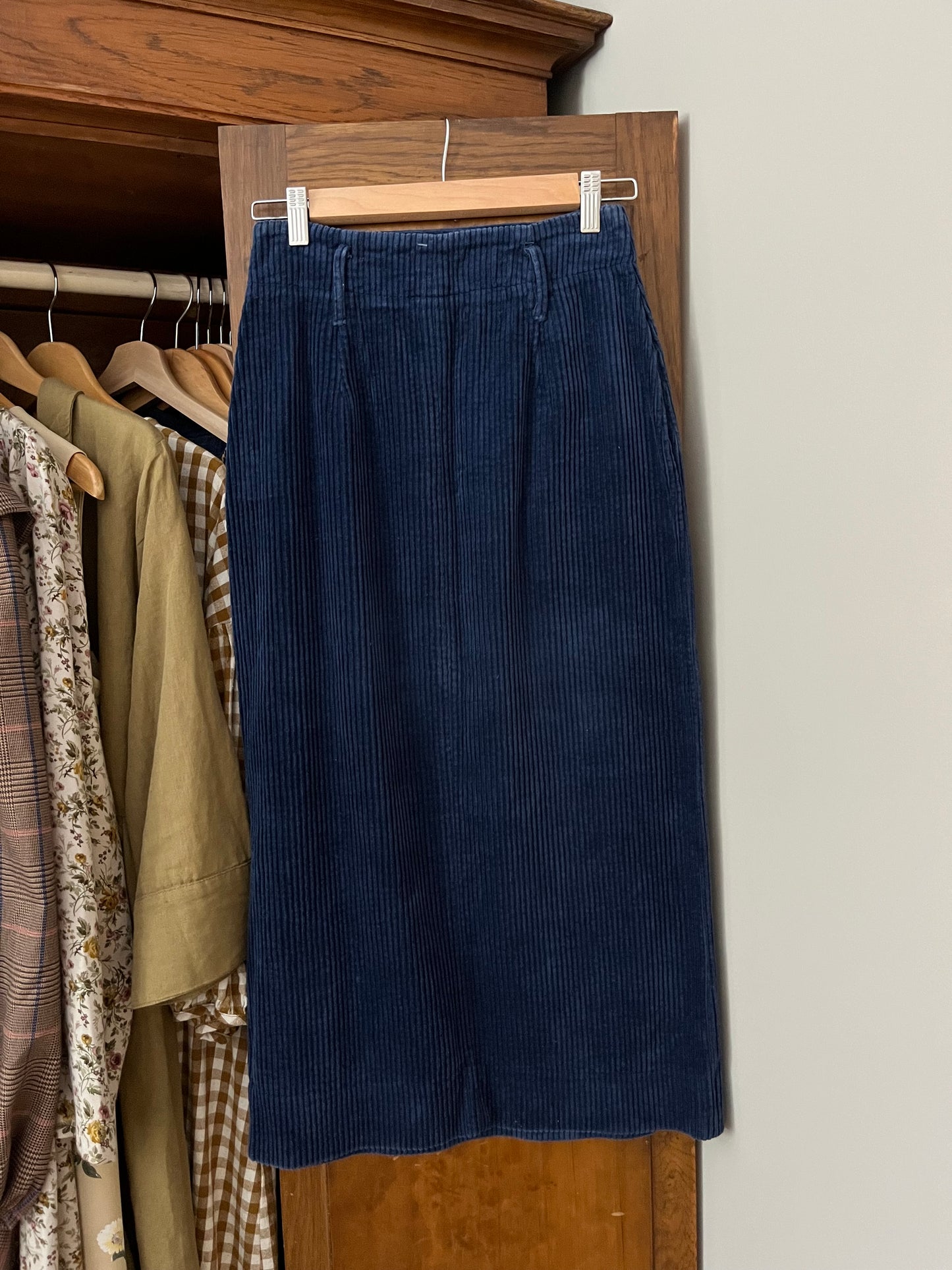 Jupe longue en corduroy (Xsmall)