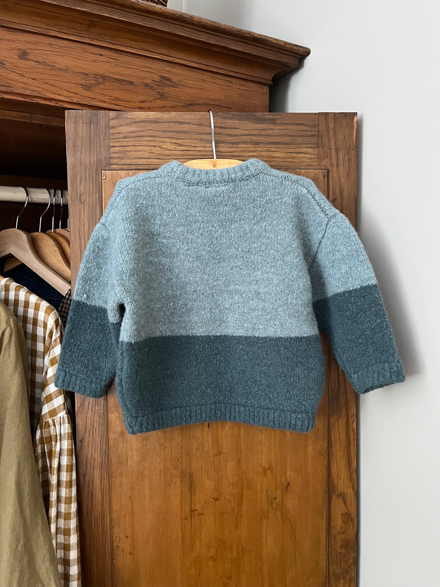 Laine bleu Zara (9-12 mois)
