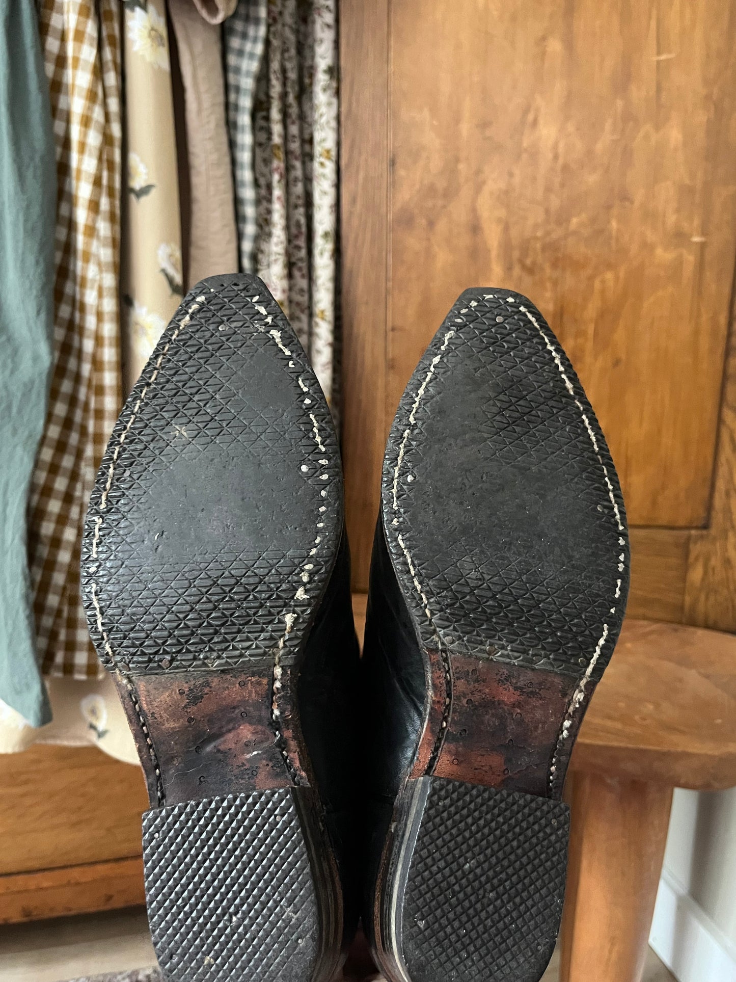 Bottes de cowboy noir (7.5-8)