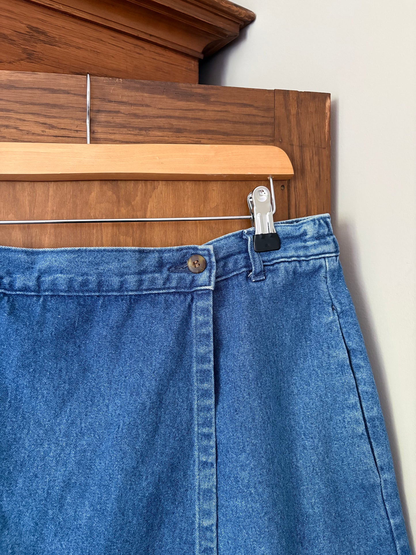 Jupe short en denim (Large)
