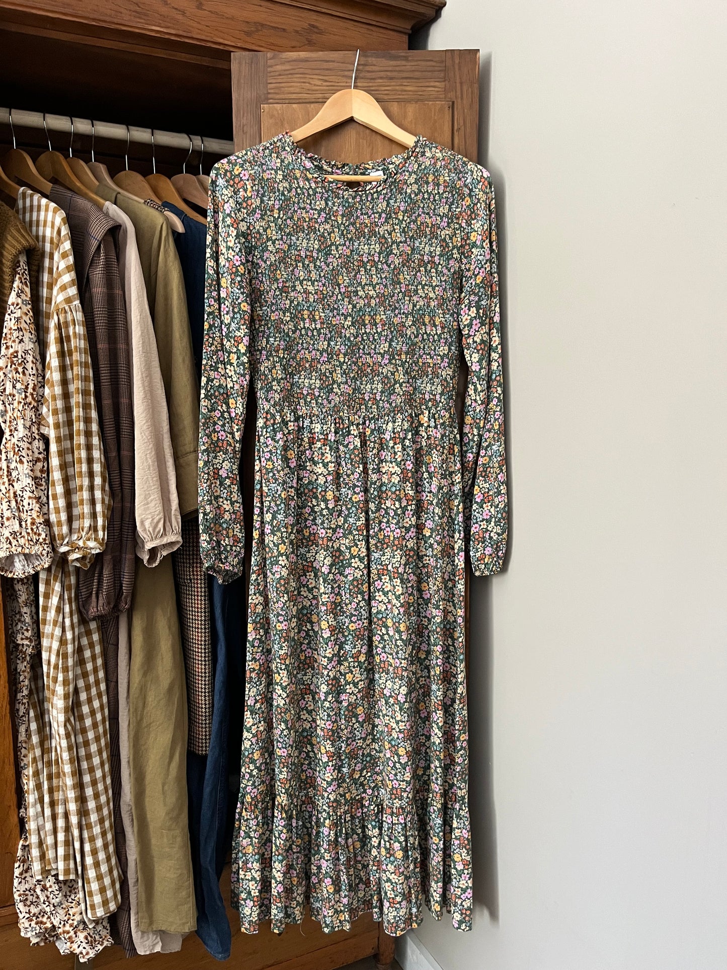 Robe longue fleurie (Médium)