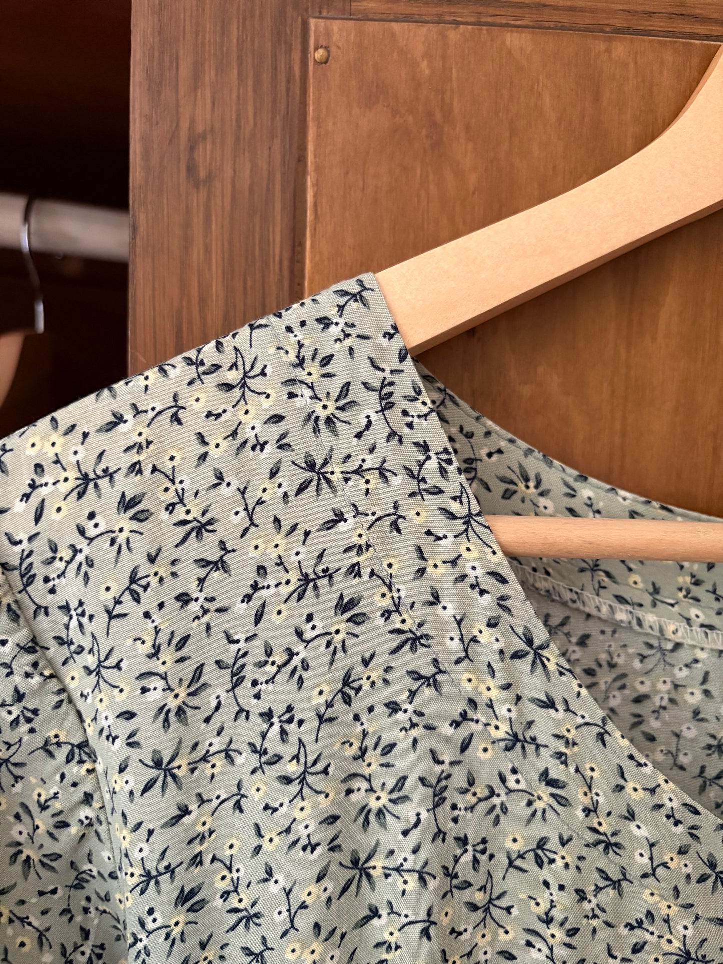 Robe longue fleurie Twik vintage (Médium)