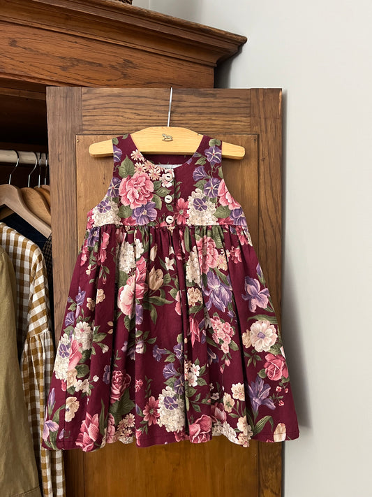Robe fleurie vintage (12 mois)