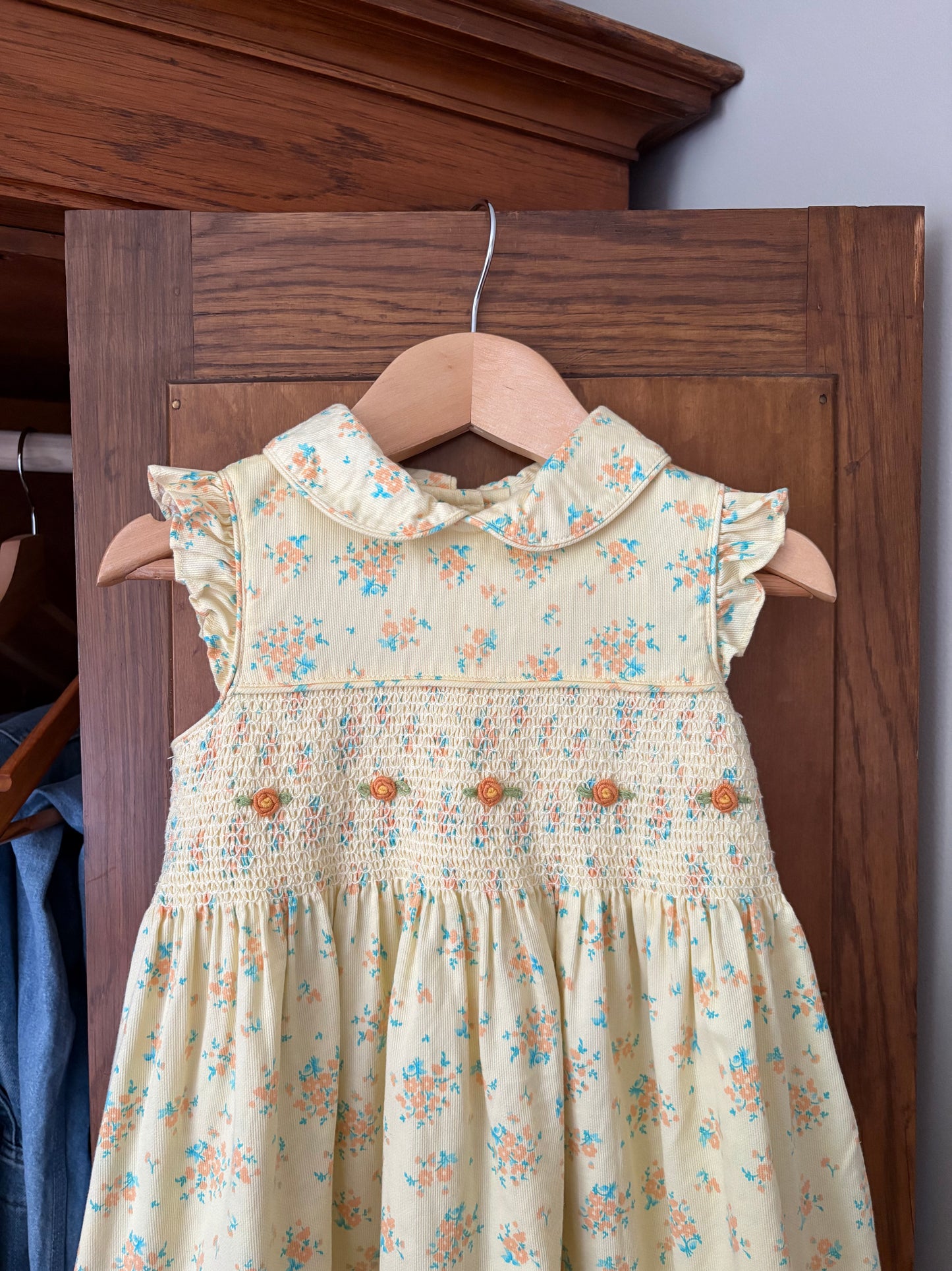 Robe fleurie vintage Laura Ashley (3 ans)