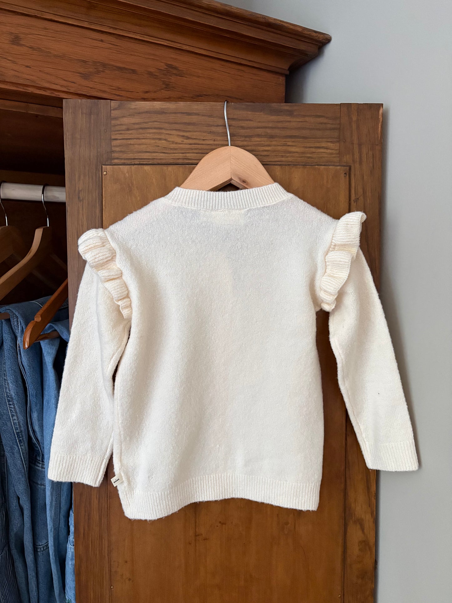 Cardigan avec broderies fleurs (18 - 24 mois)