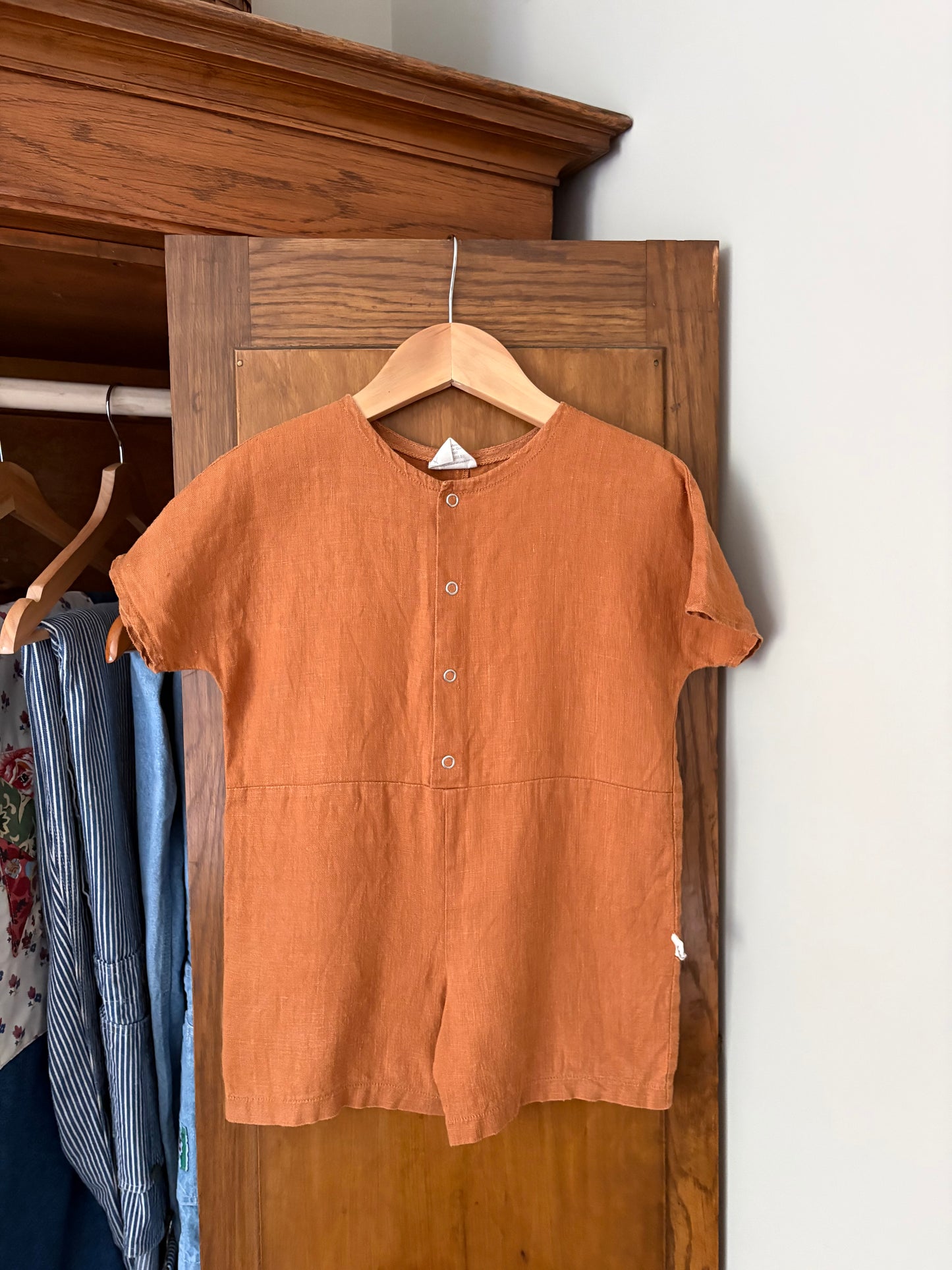 Combinaison short rust Les Petites Natures (2-3 ans)