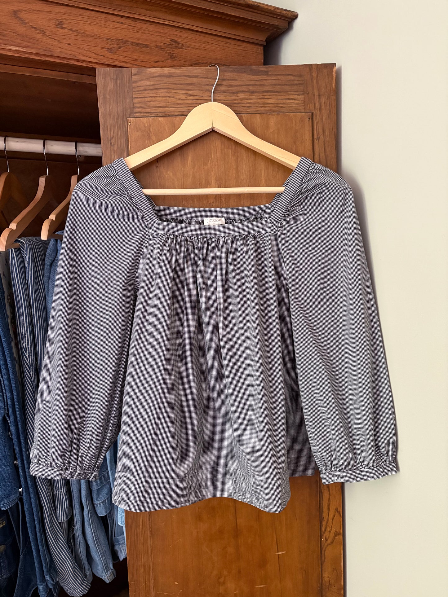 Haut vichy noir J.CREW (Small)