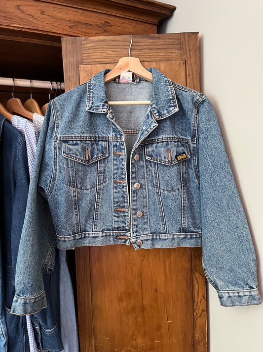 Manteau en denim court (Small)