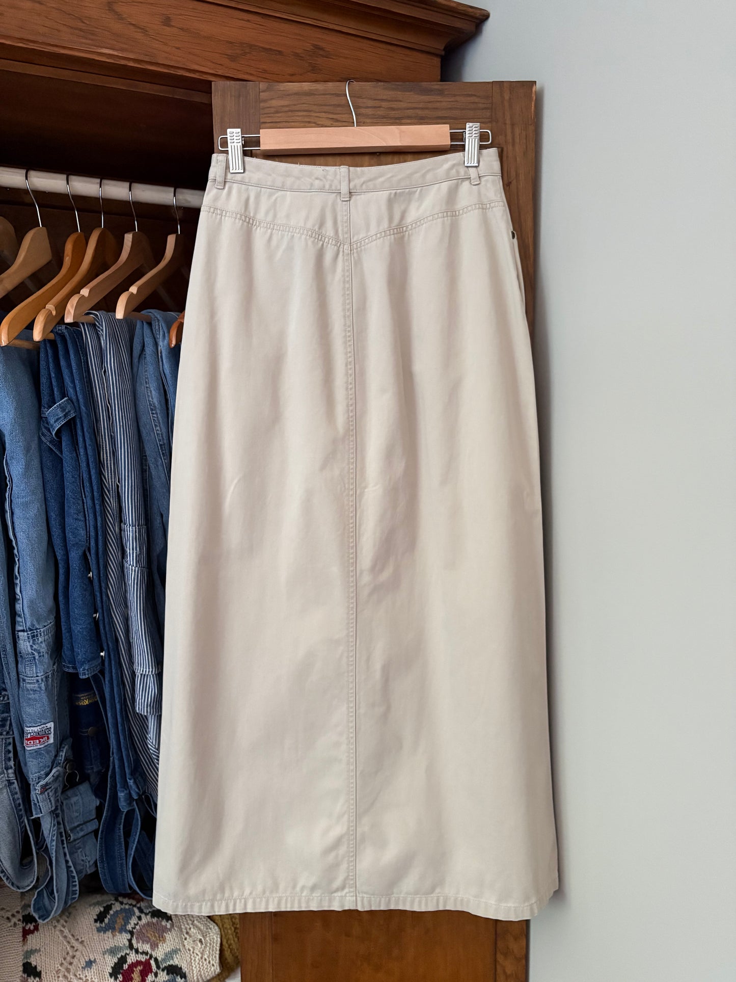 Jupe longue beige Eddie Bauer (Small)